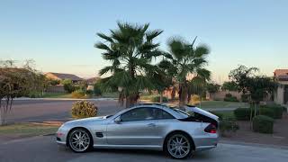 2003 Mercedes Benz SL55 AMG  top in operation [upl. by Speroni822]