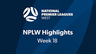 2024 NPLWA  Womens Round 18 [upl. by Brote]