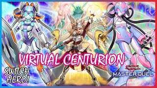 VIRTUAL WORLD CENTURION COMBO RANKED GAMEPLAY YuGiOh Master Duel virtualworld centurion [upl. by Burack854]