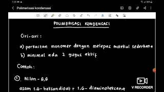 Polimerisasi Kondensasi [upl. by Charlotte]