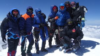 Climbing Mt Elbrus North Route [upl. by Ashil]