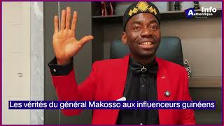 🚨🇬🇳 Les vérités du général Makosso Camille aux influenceurs guinéens ✅ [upl. by Atteval276]