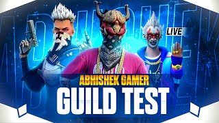 🔴Live Go 1 LAKH🥺💖Free Fire live Guild Test🗿👑Garena Free Fire [upl. by Leidag873]