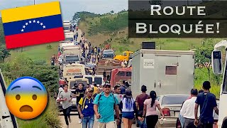 Des manifestants BLOQUENT la ROUTE  Cyclotourisme au Venezuela [upl. by Campney524]