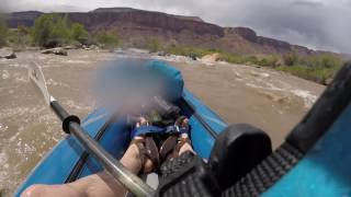 Lower Stateline Rapid Dolores River May 2017 [upl. by Cinemod]