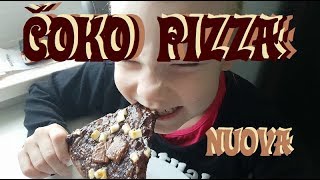 Čokoládová pizza Dr Oetker 🍫  Challenges  Máma v Německu [upl. by Hnahc]