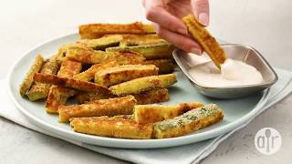 How to Make Baked Zucchini Fries  Baked Recipes  Allrecipescom [upl. by Oinoitna281]