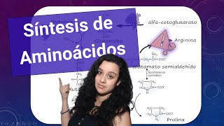 Metabolismo de aminoácidos 1 Síntesis de aminoácidos [upl. by Erhart636]