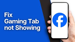 How to Fix Gaming Tab not Showing on Facebook 2024 [upl. by Yewed]