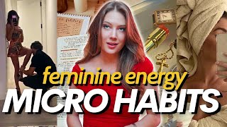 10 Tiny Micro Habits to Increase Your Feminine Energy [upl. by Saraiya]