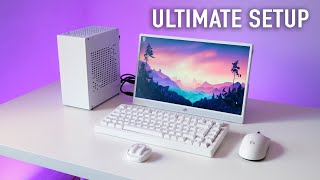 THE ULTIMATE PORTABLE DESKTOP GAMING PC SETUP 🔥🔥🔥 [upl. by Elbring]