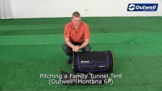 Outwell Montana 6P Pitching Video [upl. by Katrina]