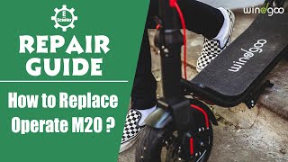 Electric Scooter Repair Guide  How to Operate M20 [upl. by Ancilin]