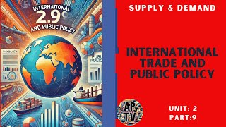 💸AP Microeconomics Unit 29 International Trade and Public Policy💸 [upl. by Rellek]