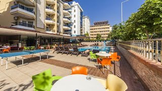 Kleopatra Ada Beach Hotel Alanya Turkey [upl. by Nialb330]