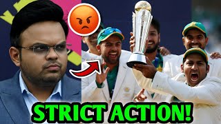 This is TOO MUCH Jay Shah amp ICC STRICT ACTION on PCB 😡 India Vs Pakistan Cricket News Facts [upl. by Desi]