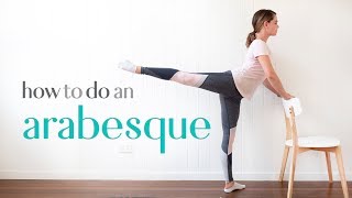 how to do an arabesque  balletnow [upl. by Celine]