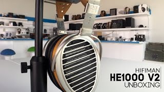 Hifiman HE1000 V2 Headphones Unboxing [upl. by Deedahs]