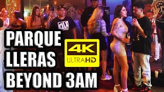 Parque Lleras Nightlife 4K  After 3AM in Medellin Parque Lleras 2022 Medellin Colombia Nightlife [upl. by Nekcerb]