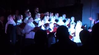 Un chant pour les victimes du 131115 Chorale de St Pétersbourg [upl. by Anirazc969]