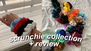 scrunchies collection  amazon review [upl. by Mychal]