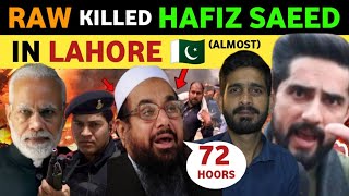 INDIAS OPERATION IN PAK TO ELIMINATE HAFIZ SAED PAKISTANI PUBLIC REACTION ON INDIA REAL TV SOHAIB [upl. by Tattan]