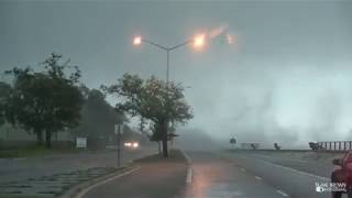 Incredible Waterspout Makes Landfall 4 14 18 Long Beach MS [upl. by Assened]