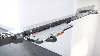 Blum TIPON BLUMOTION for LEGRABOX and MOVENTO with BLUMOTION S runner [upl. by Eitsim]