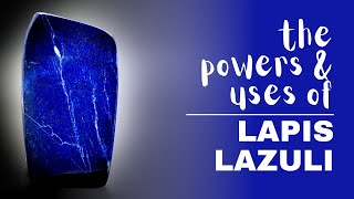 Lapis Lazuli Spiritual Meaning Powers And Uses [upl. by Winser]