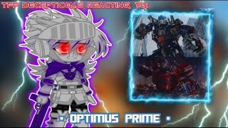 Transformers Prime Decepticons Reacting To OPTIMUS PRIME BayVerse amp KnightVerse [upl. by Tnafni]