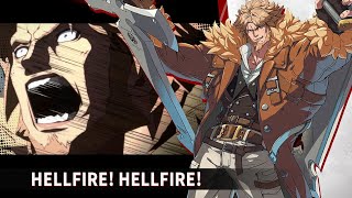 Hellfire With Lyrics Leo Theme  Guilty Gear Strive OST [upl. by Stedman]