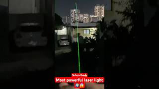 Most powerful laser light green laser pointer laserlight powerful music youtubesubscription [upl. by Auot]