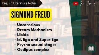 Sigmund Freud  Psychoanalytic Theory  IRENE FRANCIS [upl. by Tirreg904]