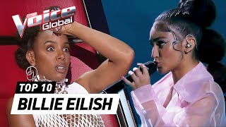 Outstanding BILLIE EILISH covers on The Voice [upl. by Pickering]