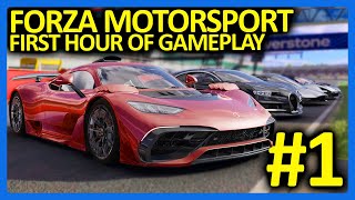 Forza Motorsport Lets Play  Choosing Our First Car Part 1 Forza Builders Cup [upl. by Chatav922]