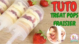 ♡• RECETTE TREAT POPS FRAISIER •♡ [upl. by Nellda]