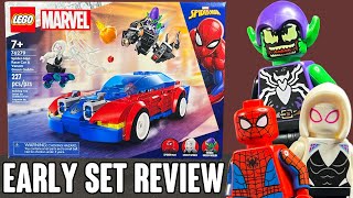 EARLY REVIEW 2024 LEGO SpiderMan Race Car amp Venom Green Goblin Set 76279 [upl. by Clayton611]