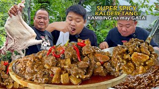 Spiciest KALDERETANG KAMBING na quotMay SILI at GATAquot sa BACKYARD ng TeamCanlasTV [upl. by Chenay747]