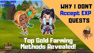 Hero Wars  Best Gold Farming Method Revealed [upl. by Idnac]