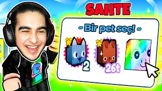 SAHTE Pet Simulator X OYUNLARI OYNADIM 😂 Roblox [upl. by Hayidan]