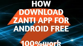 How download zanti app free for android 100work [upl. by Nalda]