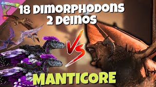 Dimorphodons vs MANTICORE GAMMA  Ark Survival Evolved [upl. by Pine]