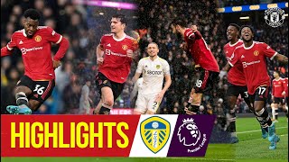 Reds score four to win epic Elland Road clash  Leeds United 24 Manchester United  Premier League [upl. by Duncan495]