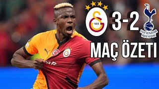 🔴 Galatasaray  tottenham 32 Maç Özeti  Victor Osimhen gol  UEFA Avrupa Ligi 202425 [upl. by Adnesor59]