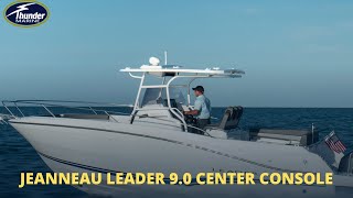 Jeanneau Leader 90 Center Console Walkthrough [upl. by Idhem665]