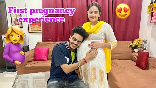 First Pregnancy Experience🤰😍❤️  Vlog  Sibbu Giri [upl. by Aikemaj]