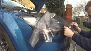 Video Guide How to fit LaminX headlight tint film Funk Motorsport [upl. by Biron]