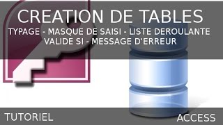 Ms Access  Création de table [upl. by Romaine]