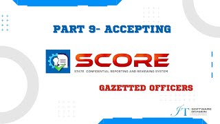 SCOREACCEPTING OFFICER PART 9GAZETTED OFFICERS [upl. by Elyad]