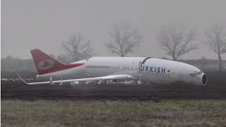 Animation  Turkish Airlines crashed during approach Boeing 737800  Dutch Safety Board [upl. by Madison]